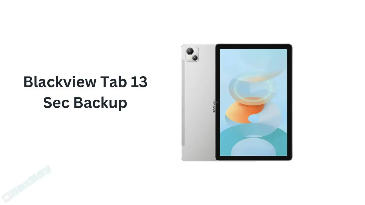 Blackview Tab 13 Sec Backup