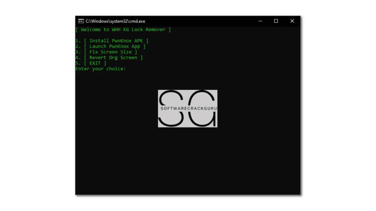 WHH KG LOCK REMOVER PERMANENT - ALL ANDROID AND SAMSUNG MODELS