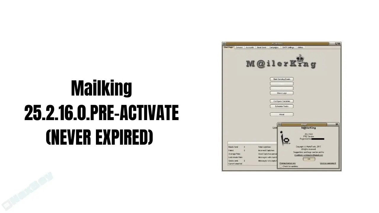 mailerking 25.2.16.0 Pre-Activated ( Never expired) Download